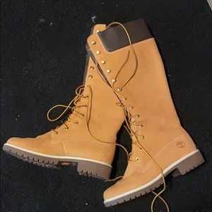 Knee high timberlands